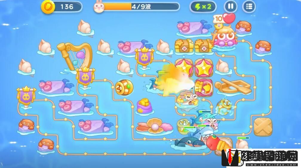 保卫萝卜4海的闺女第68关怎么通关