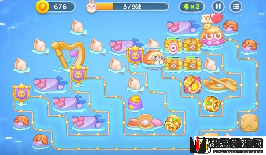 保卫萝卜4海的闺女第68关怎么通关