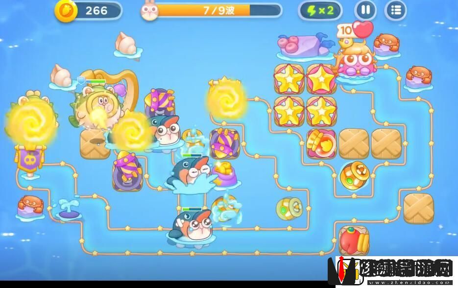 保卫萝卜4海的闺女第68关怎么通关