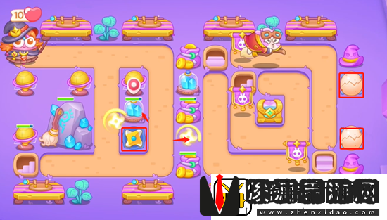 保卫萝卜4阿波与魔法宝藏第三关怎么过