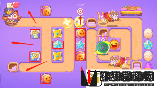 保卫萝卜4阿波与魔法宝藏第三关怎么过