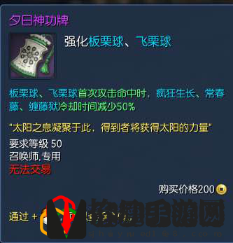 剑灵召唤师所有神功牌介绍